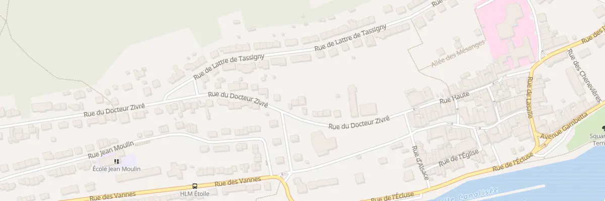 Plan du 14 Rue du Docteur Zivré à Pompey