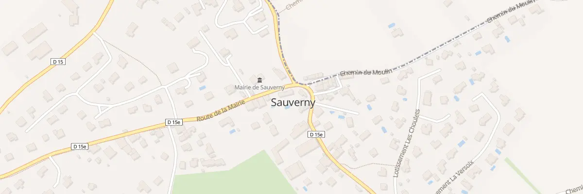 Plan du 590 Rte de la Mairie à Sauverny