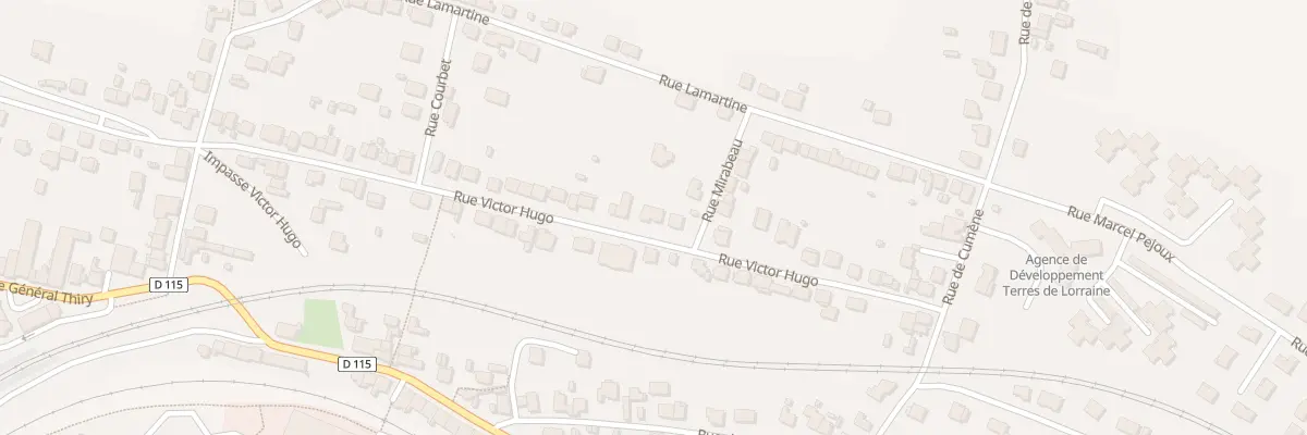 Plan du 89 Rue Victor Hugo à Neuves-Maisons