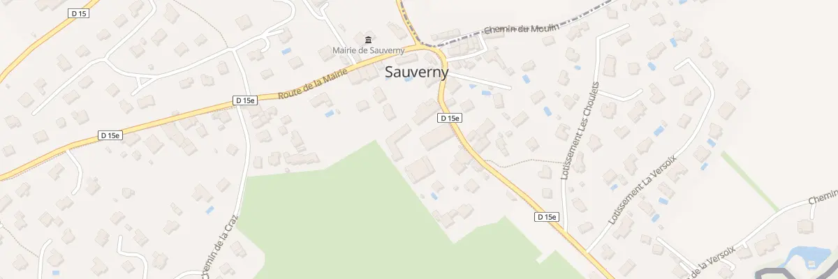Plan du 138 Rte de la Douane à Sauverny
