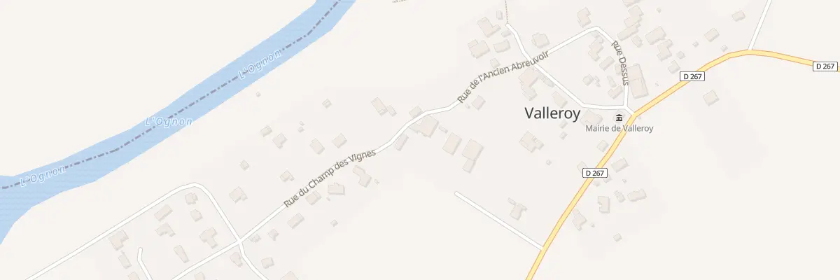 Plan du 7 Rue de l’Ancien Abreuvoir à Valleroy