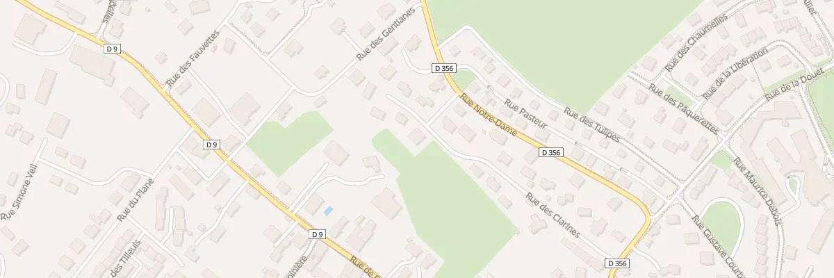 Plan du 14 Rue des Clarines à Levier