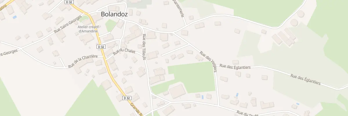 Plan du 5 Lot des Aubepines à Bolandoz