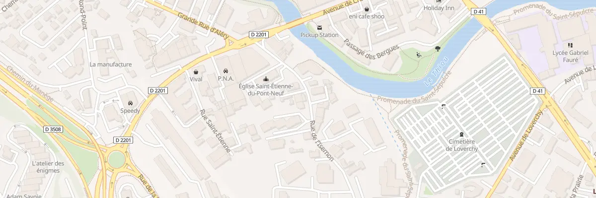 Plan du 8 Rue de l’Isernon - Cran à Annecy
