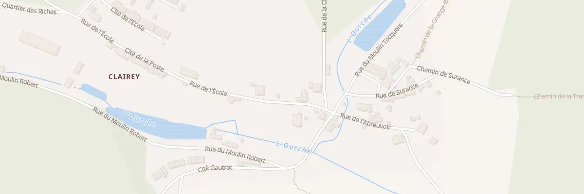 Plan du 1 Rue de l’Ecole à Hennezel