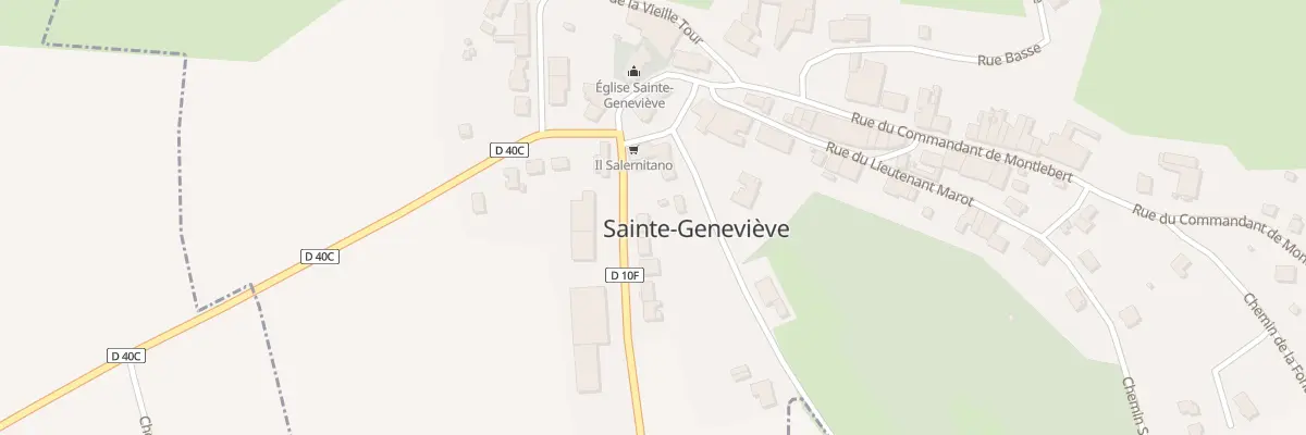 Plan du 3 Rte de Bezaumont à Sainte-Geneviève