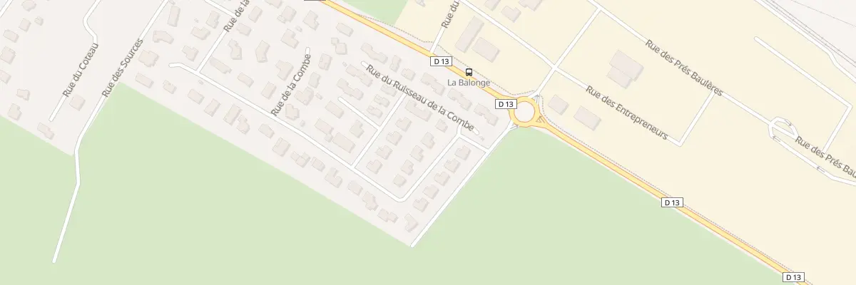 Plan du 2 Rue du Ruisseau de la Combe à Vaivre-et-Montoille