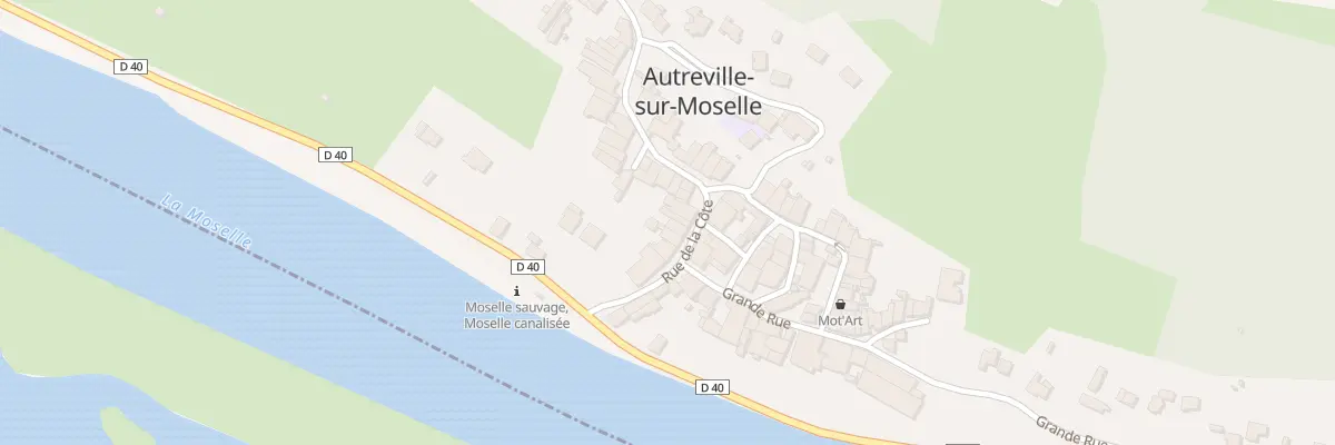 Plan du 5 Rue de la Côte à Autreville-sur-Moselle