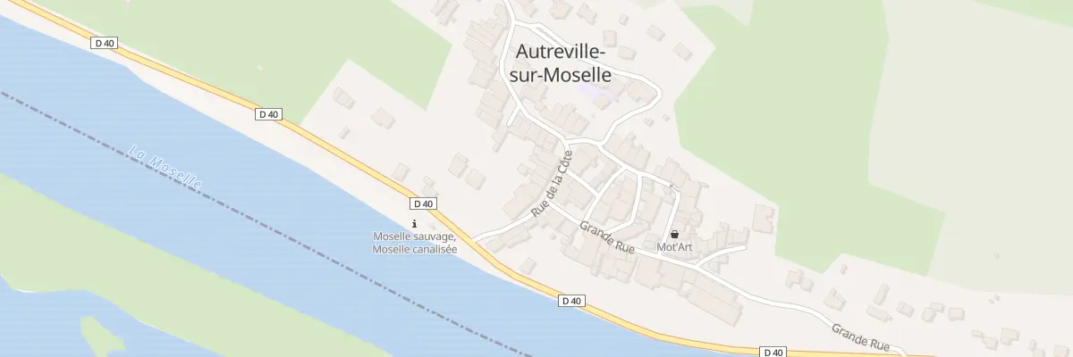 Plan du 3 Rue de la Côte à Autreville-sur-Moselle
