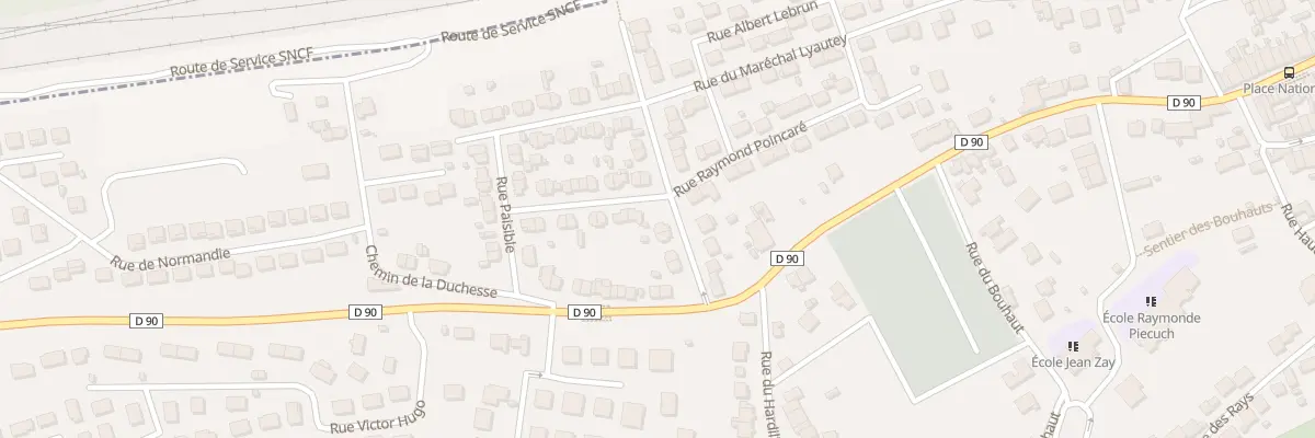 Plan du 7 Rue Jean Jaures à Frouard
