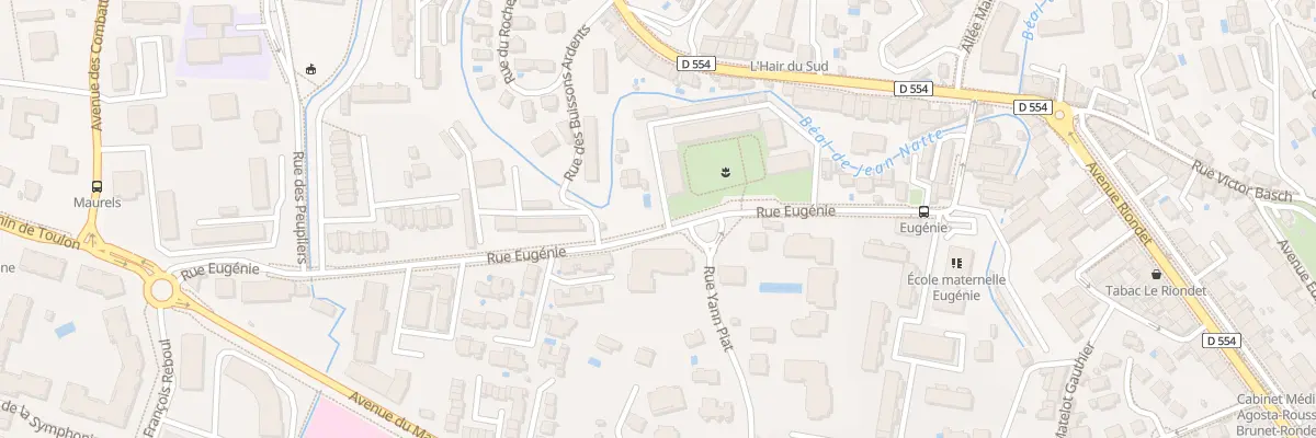 Plan du 18 Rue Eugénie à Hyères