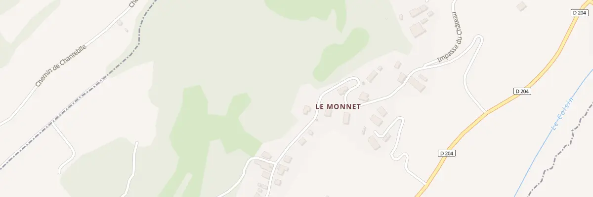 Plan du 566 Rte du Monnet à Coise-Saint-Jean-Pied-Gauthier
