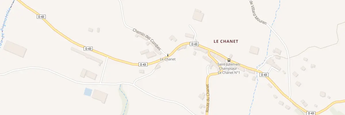 Plan du 5124A Les Chanets à Saint-Julien-en-Champsaur
