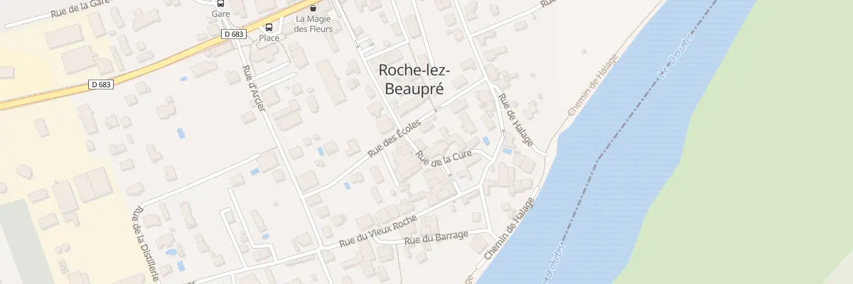 Plan du 5 Rue de l’Eglise à Roche-lez-Beaupré