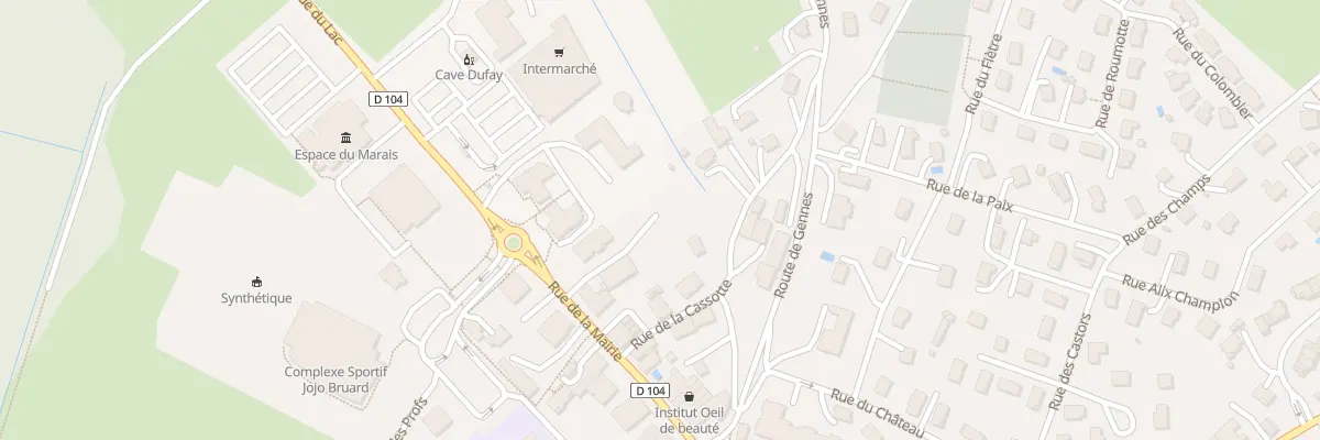 Plan du 1 Rue de la Mairie à Saône