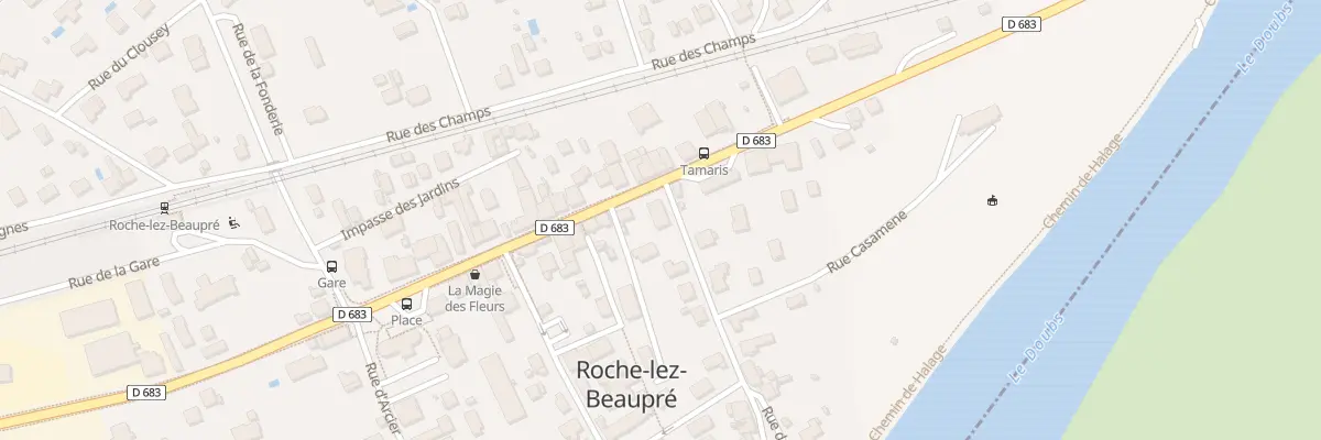 Plan du 2 Rue du Vieux Roche à Roche-lez-Beaupré
