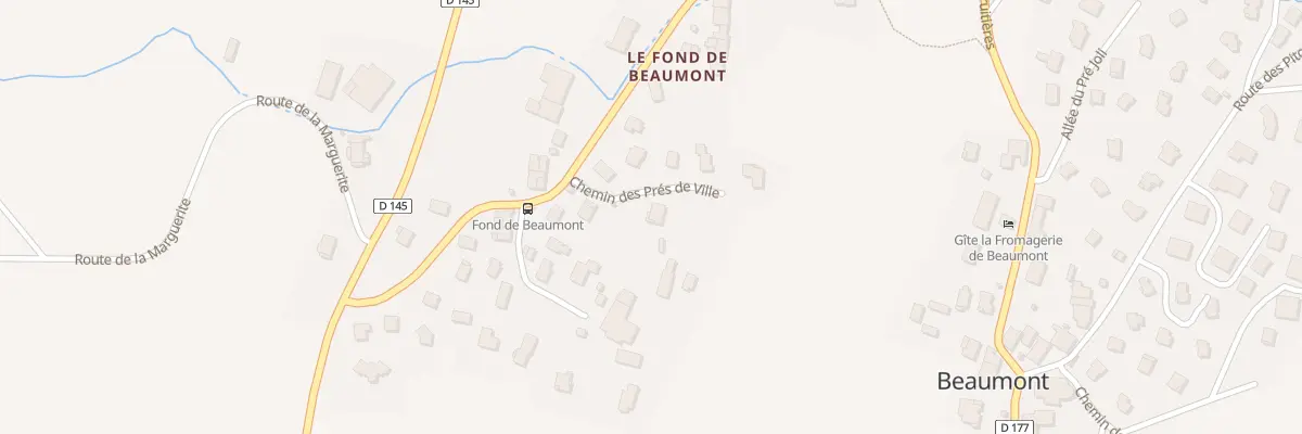 Plan du 70 Che des Prés de Ville à Beaumont