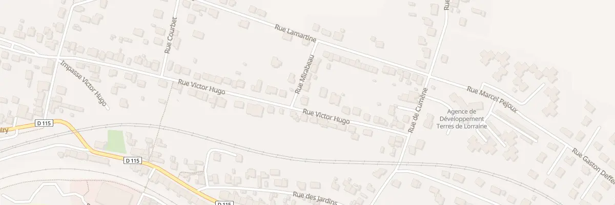 Plan du 95 Rue Victor Hugo à Neuves-Maisons
