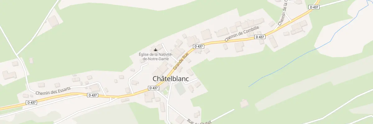 Plan du 17 Gr Grande Rue à Châtelblanc