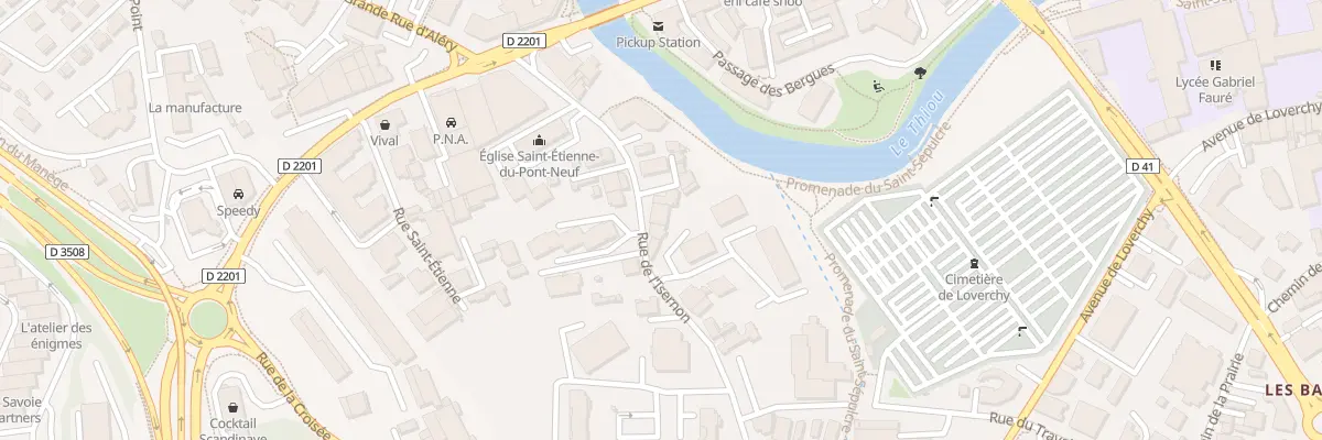 Plan du 13 Rue de l’Isernon - Cran à Annecy