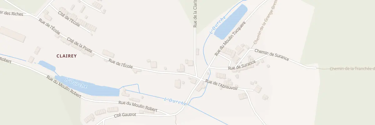 Plan du 1 Rue de la Clarisse à Hennezel