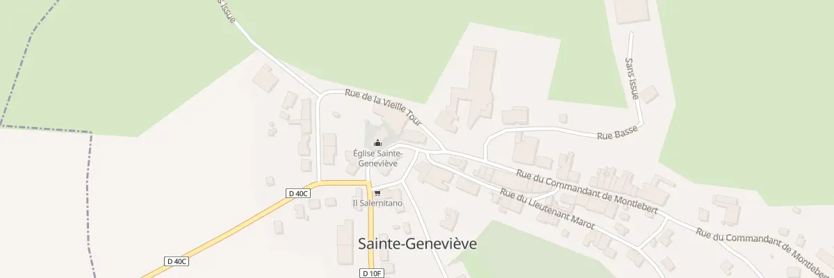 Plan du 6 Pl Monseigneur Thouvenin à Sainte-Geneviève