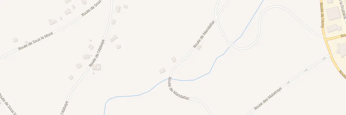 Plan du 884 Rte de Mandallaz à Allonzier-la-Caille