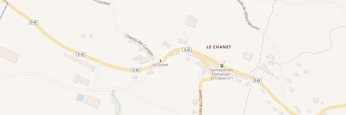 Plan du 5207 Les Chanets à Saint-Julien-en-Champsaur