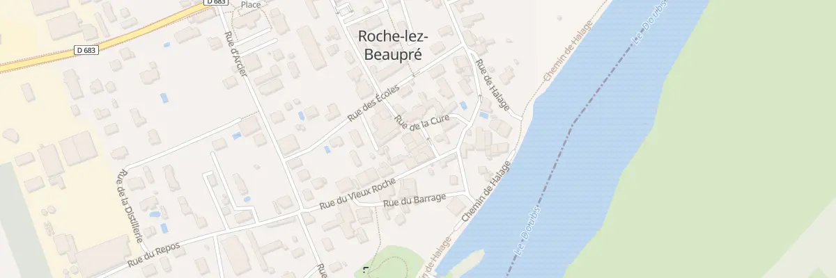 Plan du 5129 Rue de l’Eglise à Roche-lez-Beaupré