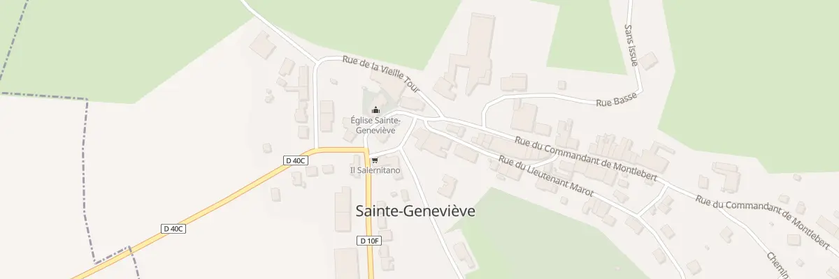 Plan du 5001 Rue du Lt Marot à Sainte-Geneviève