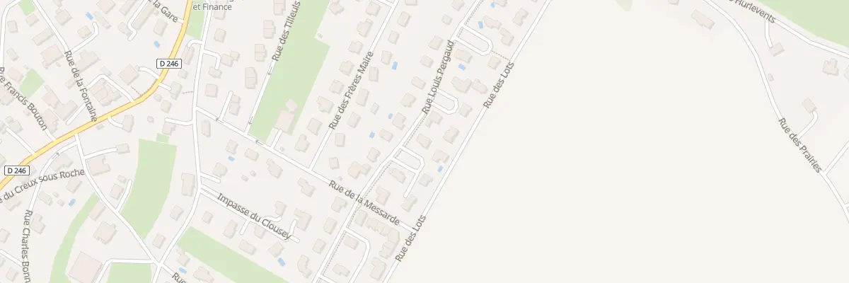Plan du 41 Rue Louis Pergaud à Saône