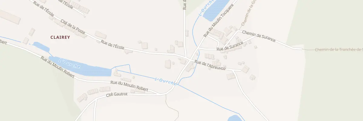 Plan du 1 Rue du Moulin Robert à Hennezel