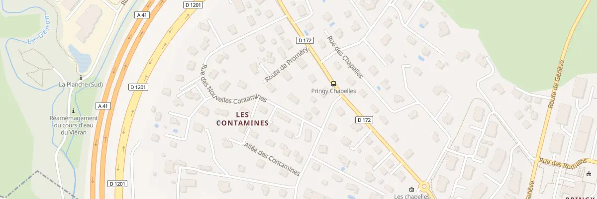 Plan du 50 Rue des Nouvelles Contamines à Annecy