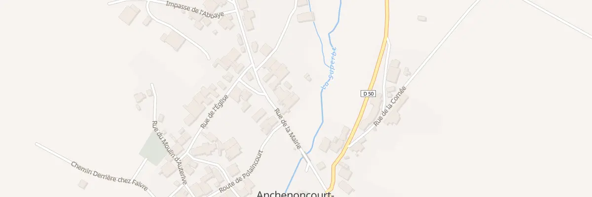 Plan du 2 Rue de la Mairie à Anchenoncourt-et-Chazel