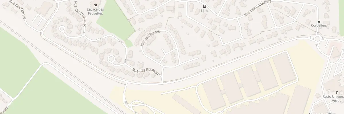 Plan du 19 Rue des Saules à Vaivre-et-Montoille