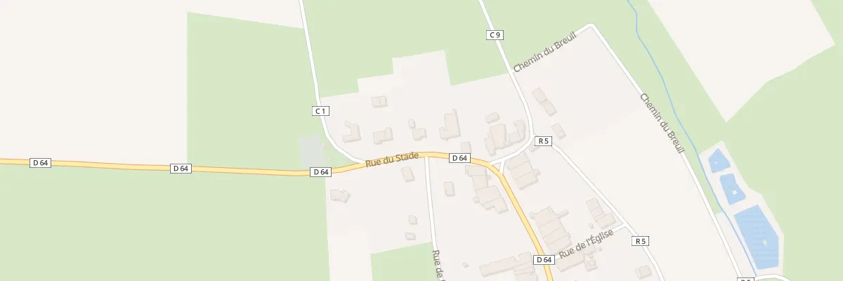 Plan du 14 Rue du Stade à Housséville