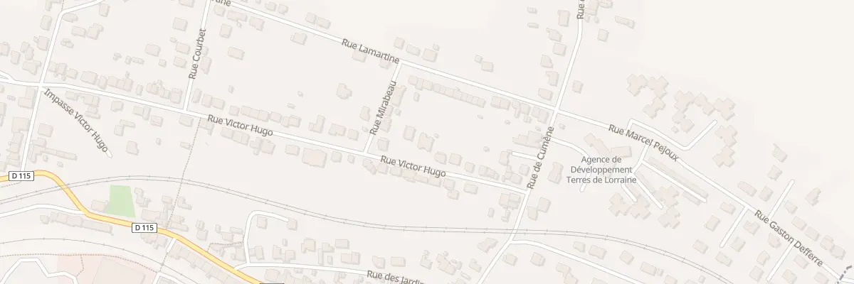 Plan du 101 Rue Victor Hugo à Neuves-Maisons