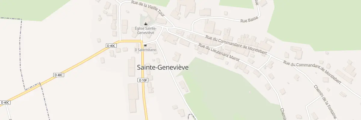 Plan du 1 Che du Grand Couronné à Sainte-Geneviève
