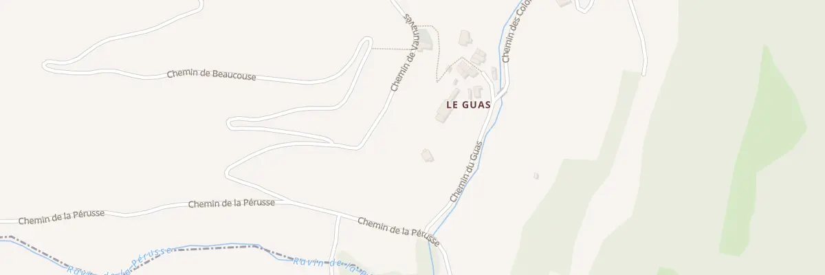Plan du 7027 Vaunavès à Thoard
