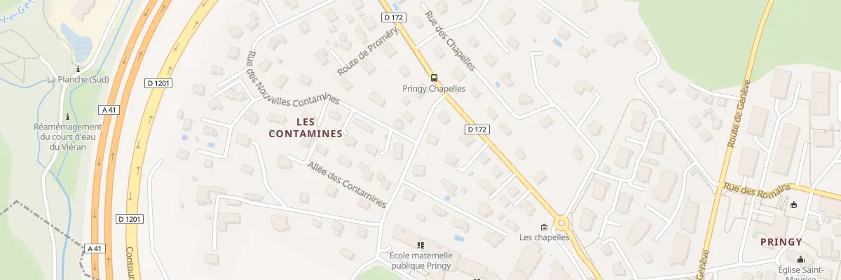 Plan du 55 Che des Contamines à Annecy