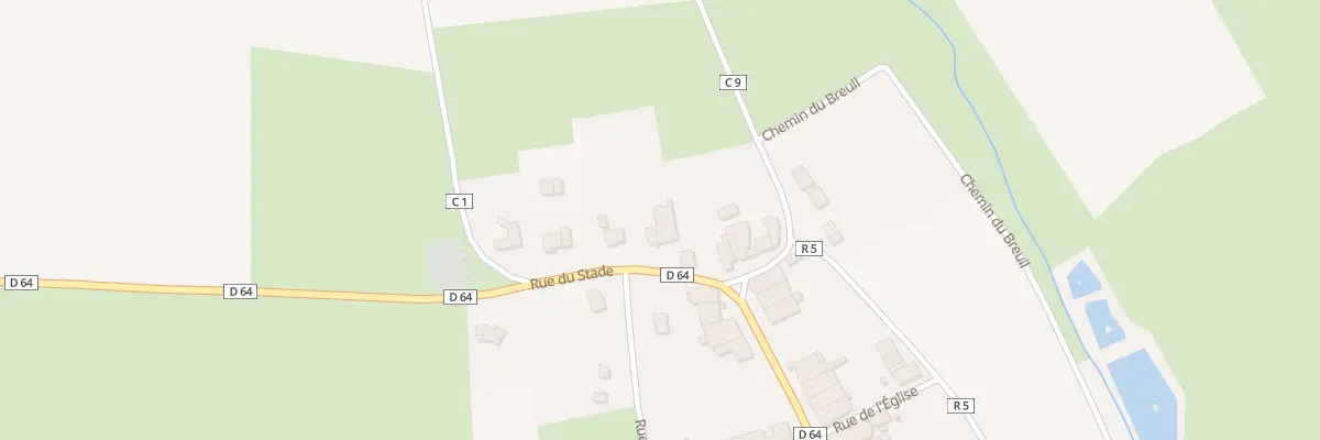 Plan du 12 Rue du Stade à Housséville