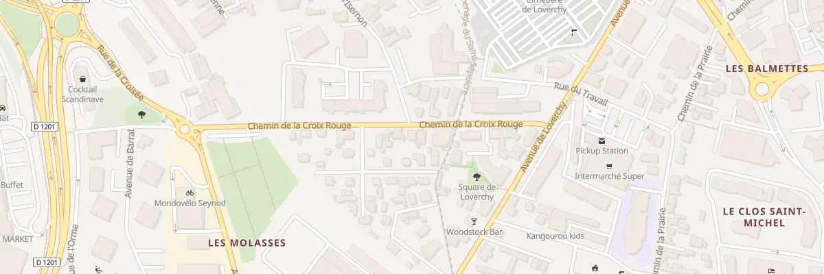 Plan du 13 Che de la Croix Rouge à Annecy