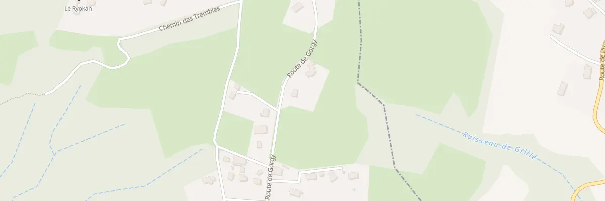 Plan du 483 Rte de Gorgy à Fillière