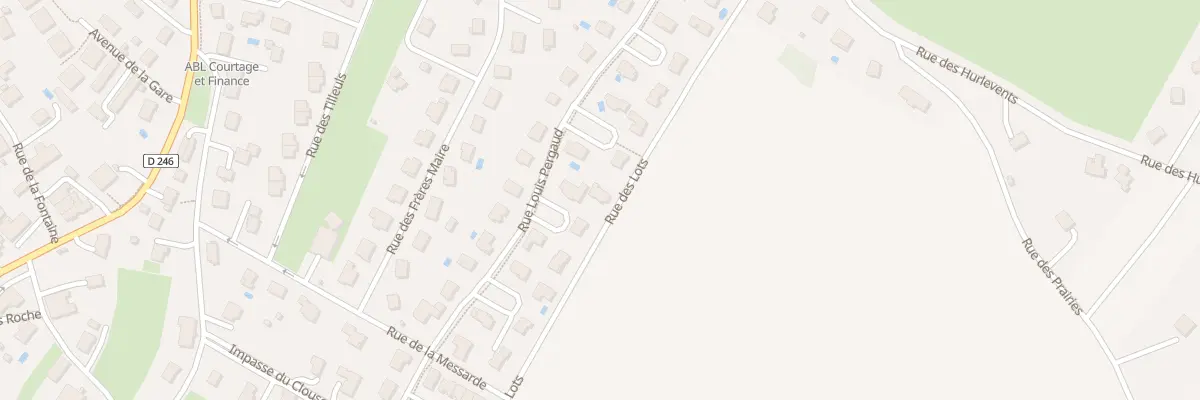 Plan du 33 Rue Louis Pergaud à Saône