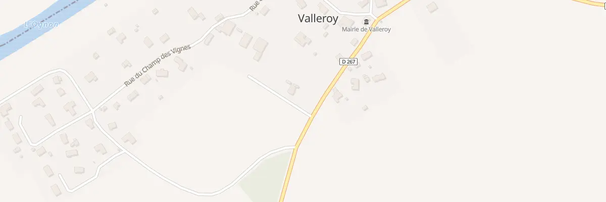 Plan du 6 Rte de Thurey à Valleroy
