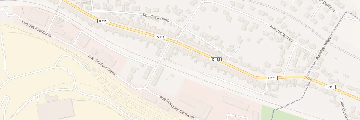 Plan du 68 Rue Pierre et Marie Curie à Neuves-Maisons