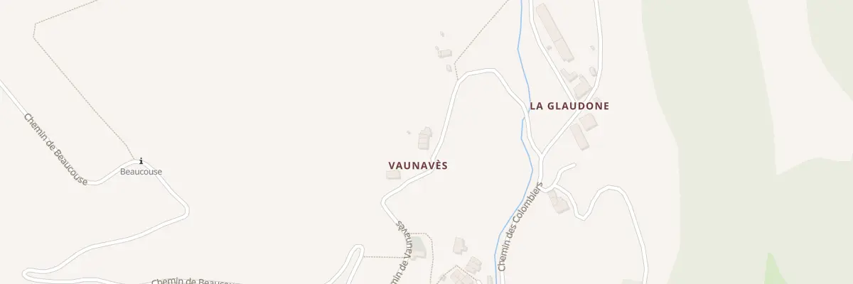 Plan du 84 Vaunavès à Thoard