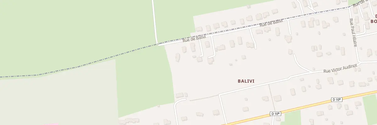 Plan du 499 Rue de Balivi à Mirecourt