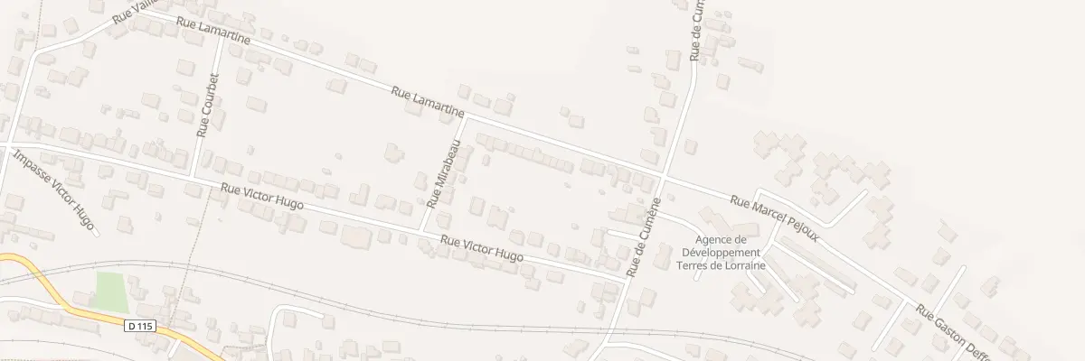 Plan du 66 Rue Lamartine à Neuves-Maisons