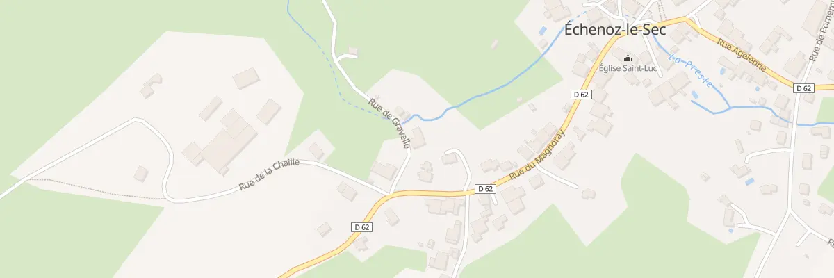 Plan du 4 Rue de la Gravelle à Échenoz-le-Sec